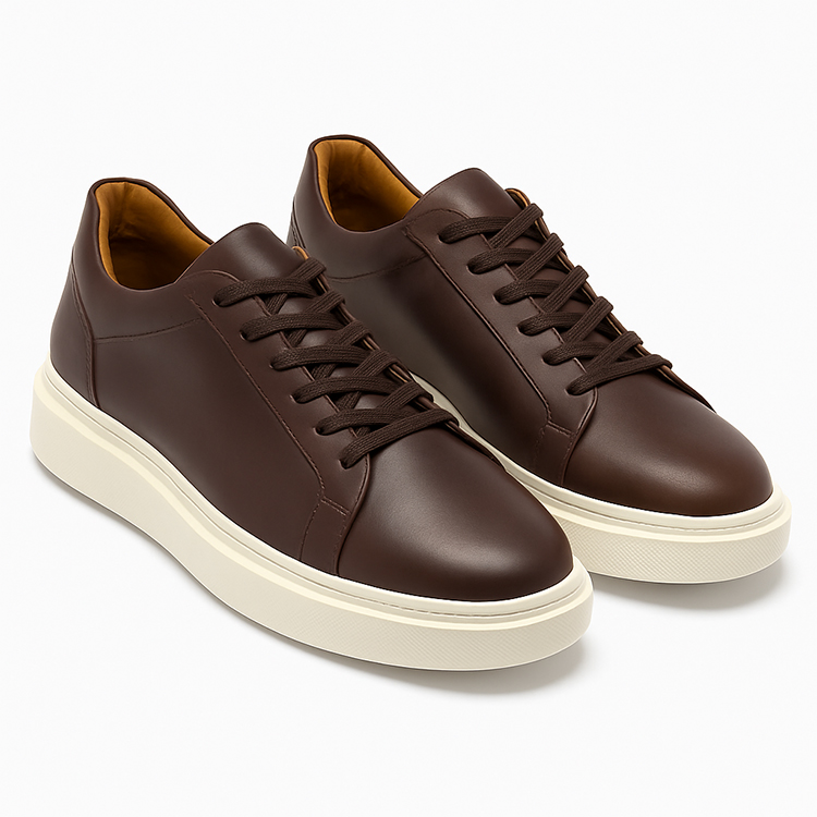 کفش چرم مردانه براق