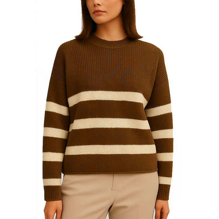 بافت زنانه یقه گرد فری سایز